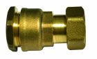 Raccord laiton compteur droit F20x27 D20