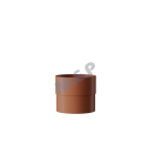 Manchonmâle-femelle - Manchonmâle-femellepour Tuyau diamètre 80mm couleur MARRON