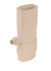 RECUPERATEUR EAUX PLUVIALES POUR POUR TUBE DE DESCENTE 90X56 SABLE  - REP95S