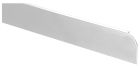 Profils Alu plan de travail - PROFIL ALU BORDURE BLANC 2/4R 38MM R6/8MM X 670 MM