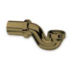 siphon baignoire retro horizontal vieux bronze