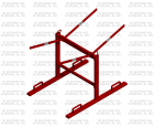 RACK SIMPLE POUR BARRIERES TP