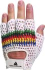 Mitaine paume fleur agneau dos tricot Gris T9