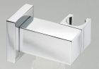 support douchette mural quadri articule laiton chrome