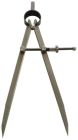 COMPAS A RESSORT A POINTES 150MM ACIER POLI