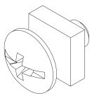 BOULON 6 X 16 TRCC BLANC 200 HBS