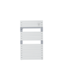 Sèche-serviette eau chaude - ASAMA Blanc 510W