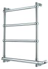 Sèche-serviette électrique - SOLE 4 barres rond chromé 70W
