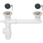 VIDAGE POUR CUISINE GRES 2 BACS D60 SANS TROP PLEIN PRO