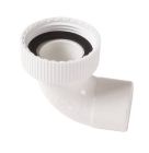 DOUILLE DIAMETRE 32 COUDEE 87°30 POUR SIPHON BLANC    - DCF8SIPHB