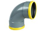 Coude PVC  FF 87°30 160 JM C34