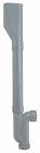 Siphon universel d'évacuation de machine à laver sortie horizontale avec entonnoir double - modèle compact