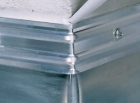 Profilé solin alu, pliable - 3,0m x 55 x 6mm