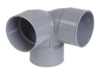 COUDE DOUBLE D'EQUERRE FEMELLE/FEMELLE 87°30 DIAMETRE 80 - CER88
