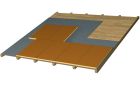 Panneau isolant - EFITOIT SI - long. 1,2m x larg. 1m x ep. 160mm - R = 7,4