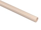 Gouttière PVC-U jaune sable demi ronde développé T16 - long. 2m