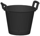AUGE CAOUTCHOUC ARME 18 LITRES CANARIO AVEC 2 POIGNEES