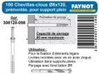 BOITE 100 CHEVILLE CLOU 8X120