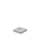 COUVERCLE 24X24 CM, EPAISSEUR 4.5 CM, EMPREINTE DAUPHIN