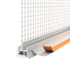 Profilé de menuiserie accordéon av trame à lèvre - enduit 9mm - 2,40m