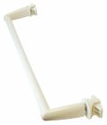 B21841B - Barre pour sèche serviette Blanc - pour tube Rond à visser