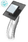 KIT LIGHTUBE TP ardoise HOME Ø460 conduit souple lg3,0m