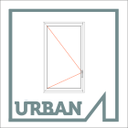 Menuiserie aluminium à rupture de pont thermique, thermolaquée, fabrication française sur mesure - Ouvrant à la française 1 vantail URBAN