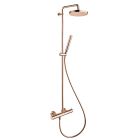 COLONNE DE DOUCHE TRIVERDE THERMOSTATIQUE OR ROSE PVD