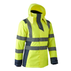 HORA Parka women Jaune HV Navy taille 2XL