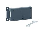 SERRURE APPLIQUE HORIZ PDT 140X80MM GCH 1 CL