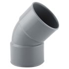 Coude PVC évacuation 45° femelle/femelle Ø63 - COUDE FEMELLE 45° D 63 80p