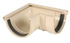 ANGLE DE GOUTTIERE EXTERIEUR A JOINT POUR PROFILE LG25  SABLE    - UAE25S