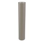 Conduit extérieur Chemilux Condensation D125/185mm PP/inox long.500mm
