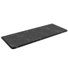 Plan de toilette UNIIQ 900 gauche NOIR MARQUINA pour plan vasque à poser 910 x 2