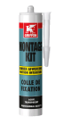 Colle de fixation intérieur à base d'acrylate MONTAGE KIT - cartouche de 310g