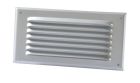 GRILLE PERSIENNE ALU GRIS ANTI INSECTE  DIMENSION 10X20    - 1LM1020G