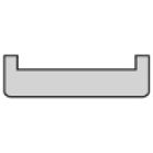 Nez Cloison  Chêne - Long. 2400 x larg. 88 mm x ep. 23 mm