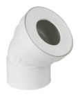 COUDE WC 45° DIAMETRE 100 F A JOINT 85/107   - CW433F
