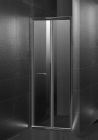 Porte de douche à soufflets - 961VTC verre transparent - larg. 0,90m x haut. 1,85m x ep. 5mm