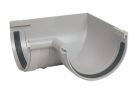 ANGLE DE GOUTTIERE INTERIEUR A JOINT POUR PROFILE LG33 GRIS     - UAI33
