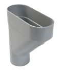 JAMBONNEAU POUR TUBE EAU PLUVIALE TD80 GRIS - UJAM80
