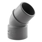Coude PVC évacuation 45° mâle/femelle Ø40 - COUDE MALE 45° Ø40 150p