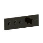 FACADE THERMO UP HORIZONTALE THERMO 3 SORTIES TRIVERDE CHROME NOIR