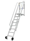 Échelle d'accès dalle en aluminium 6+4 échelons - haut. 2m - Echelle d'accès dalle