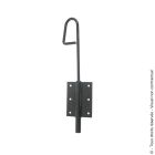 VERROU BAIONNETTE D12 L200mm NOIR