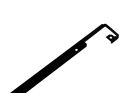 Profils Alu plan de travail - PROFIL ALU BORD DROIT JONCTION D'ANGLE NOIR 2/4R 38MM R0/2MM X 670 MM