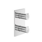 FACADE DOUCHE 2 SORTIES THERMOSTATIQUE