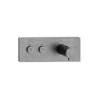 FACADE THERMO UP HORIZONTALE THERMOSTATIQUE 2 SORTIES TRIVERDE INOX