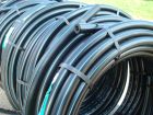 Tube polyéthylène haute densité pression pour eau potable, haute résistance à la fissuration lente - POLYONE RC PE100 10 bars SDR 17 - diam. 63mm x long. 50m