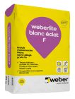 Enduit coloré monocouche allégé - WEBERLITE F blanc éclat - sac de 25kg
